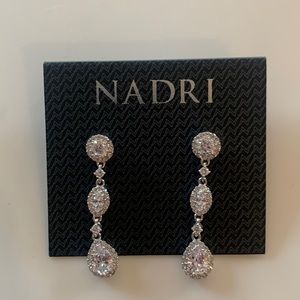 Nadri drop earrings, beautiful, never worn